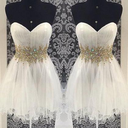 Stunning Rhinestones Ball Gown Sweetheart Neckline..