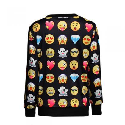 Emoji Crewneck Sweatshirt